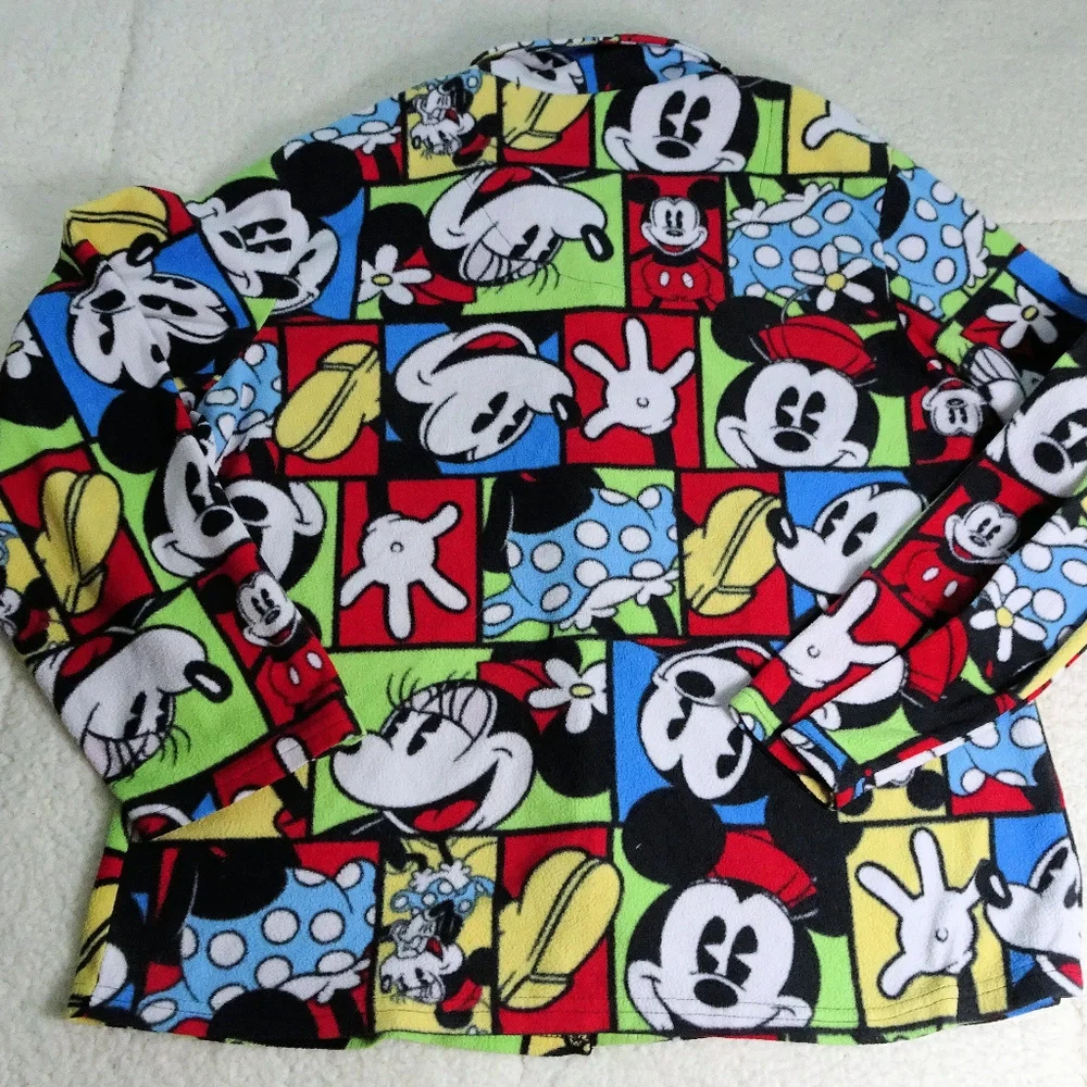 Disney Fleece Mickey & Minnie Mouse Sleepwear XL - Picture 2 of 5